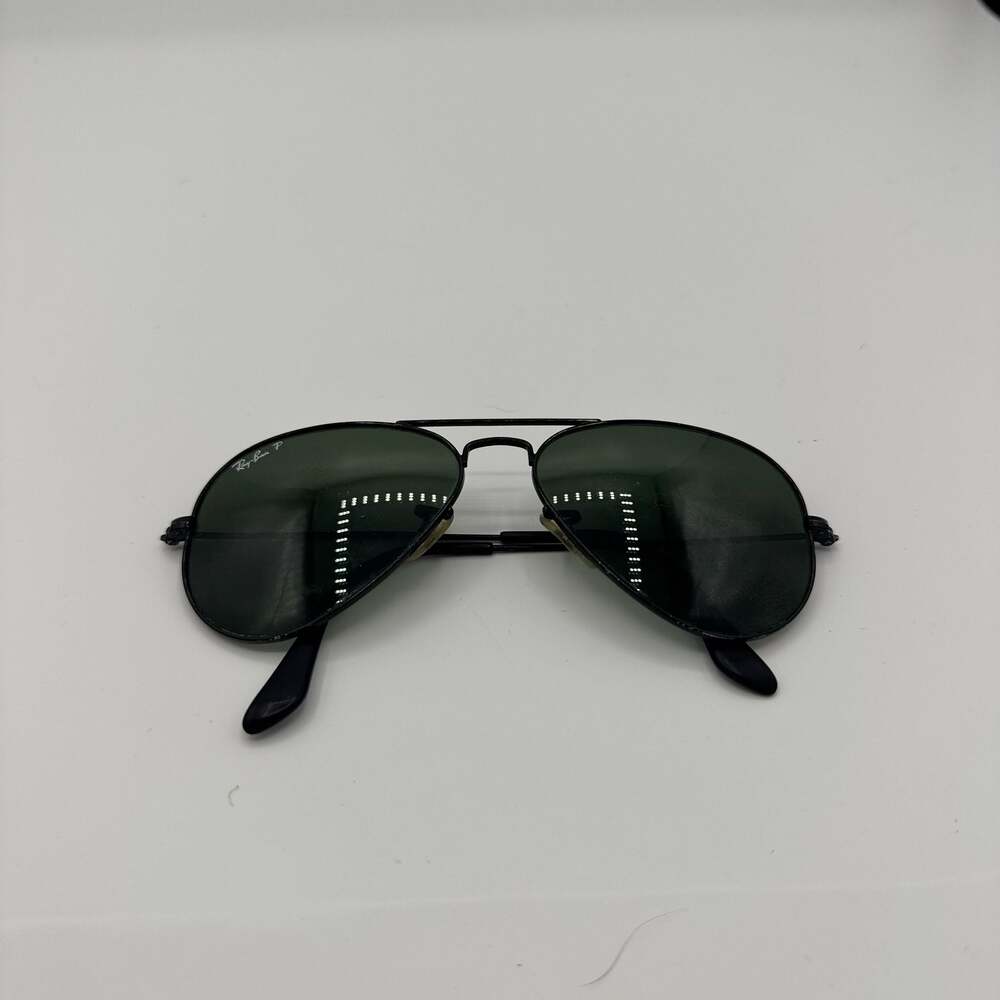 Ray-Ban Aviator Classic RB3025 L2823 58-14 Polished Black Frame  G-15 Sunglasses